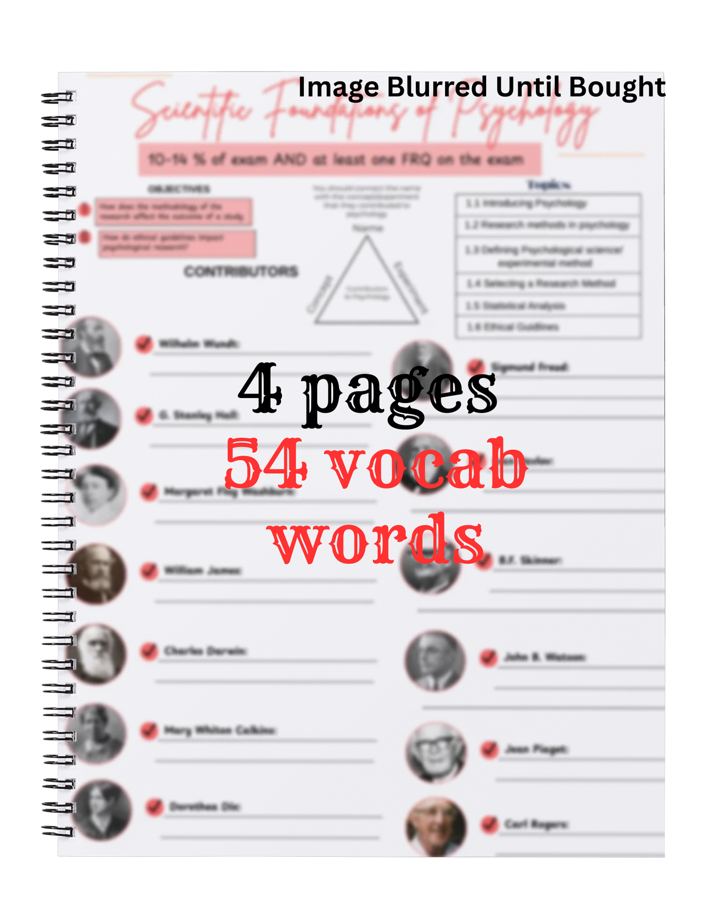 Scientific Foundations of Psychology study pages