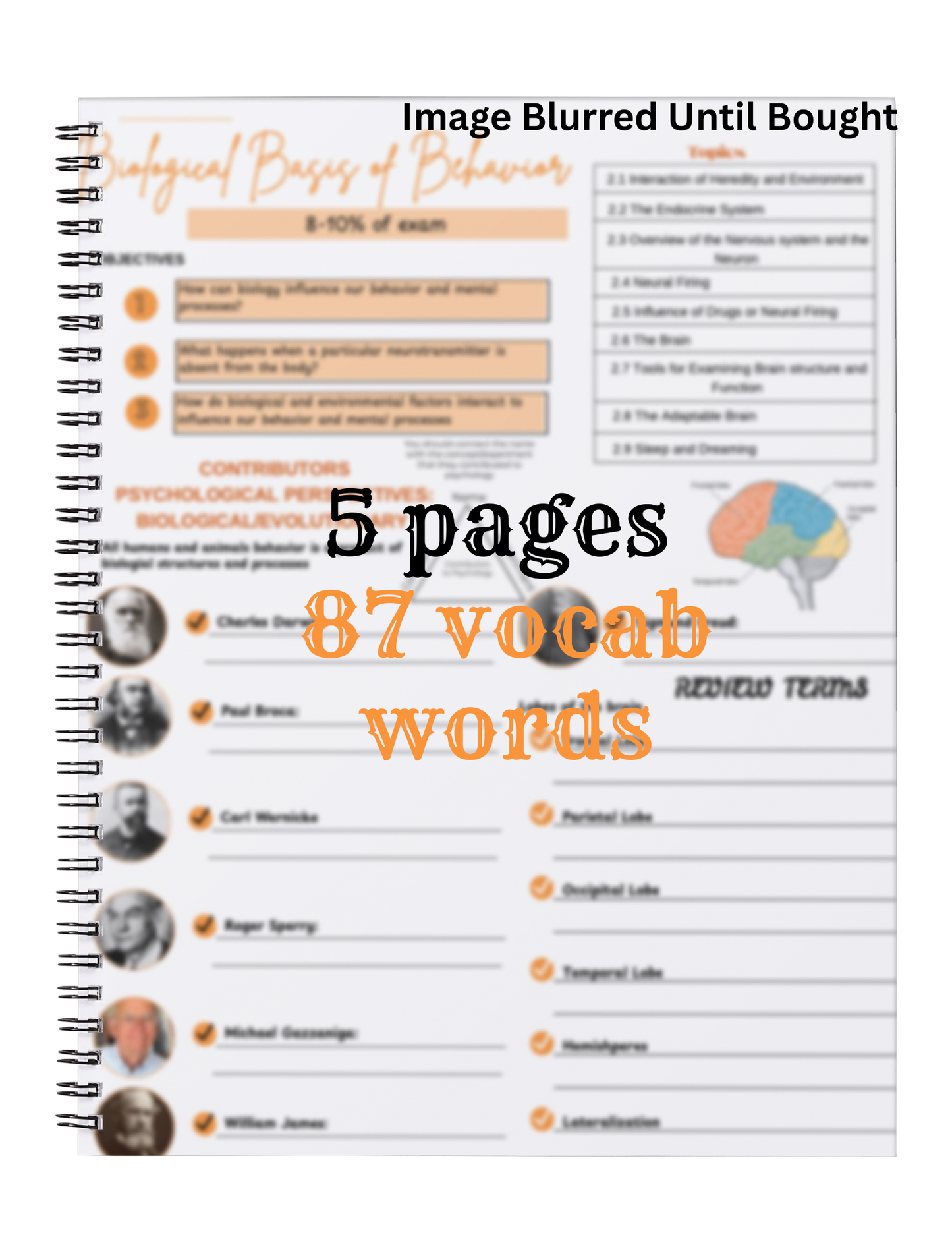 Biological Basis of Behavior Psychology Topic 2