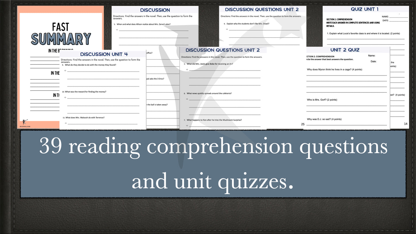 The Wayside School Novel Study