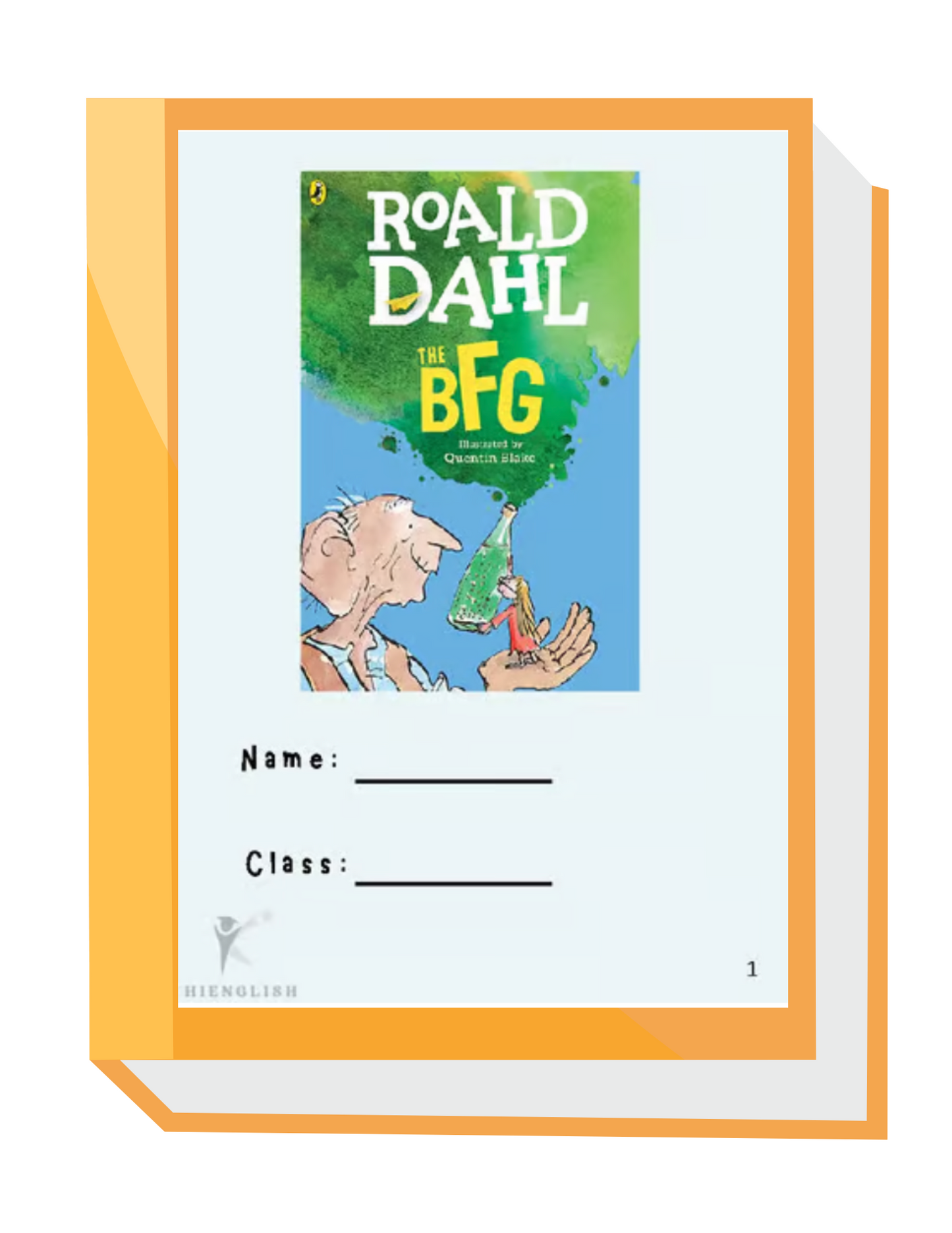 BFG (THE BIG FRIENDLY GIANT) Novel Study